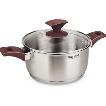 Кастрюля с крышкой RONDELL IMPULSE 24 см, 4,8 л
